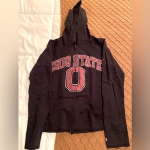 Women’s OSU hooded zip up sweater size small